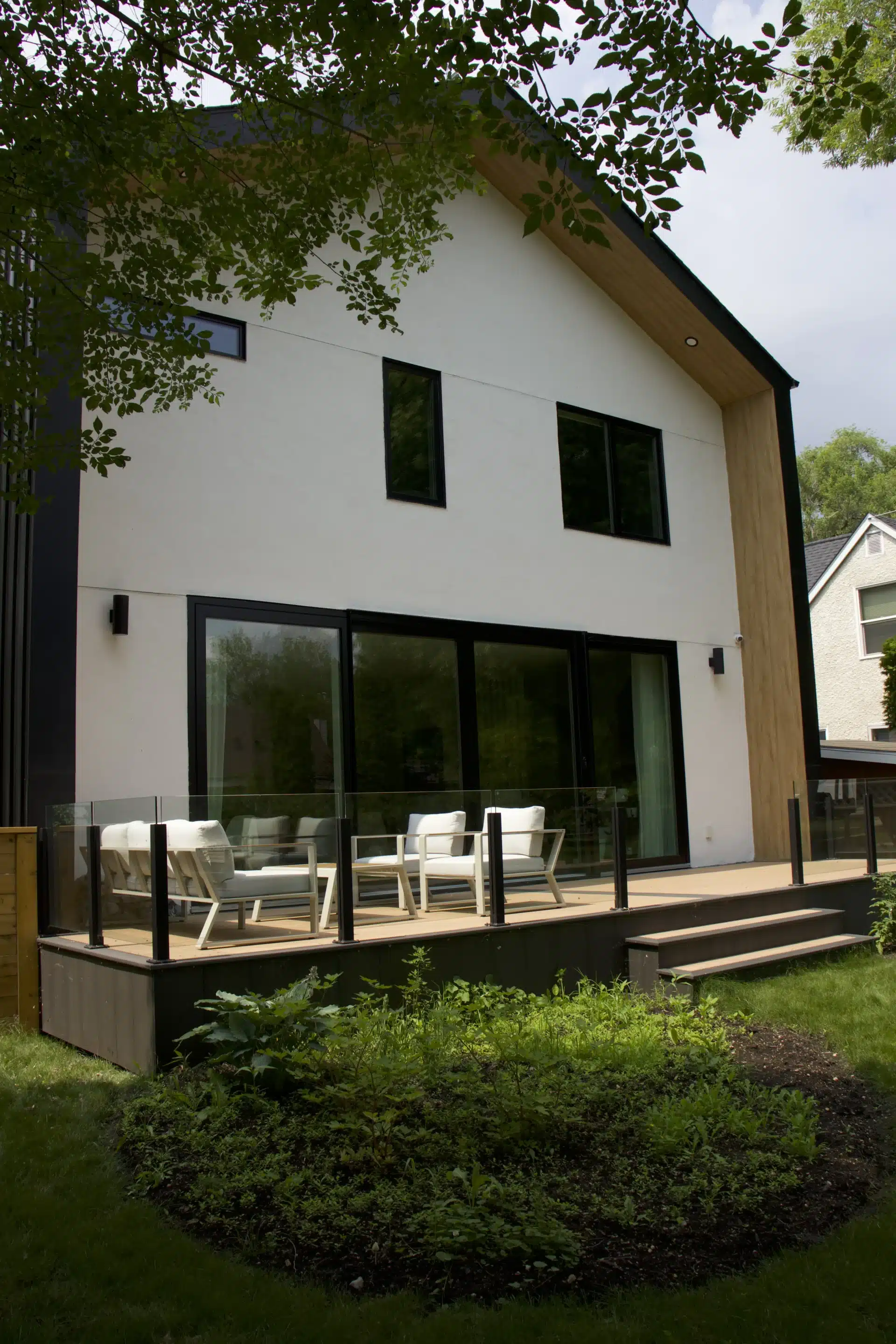Sustainable custom home exterior